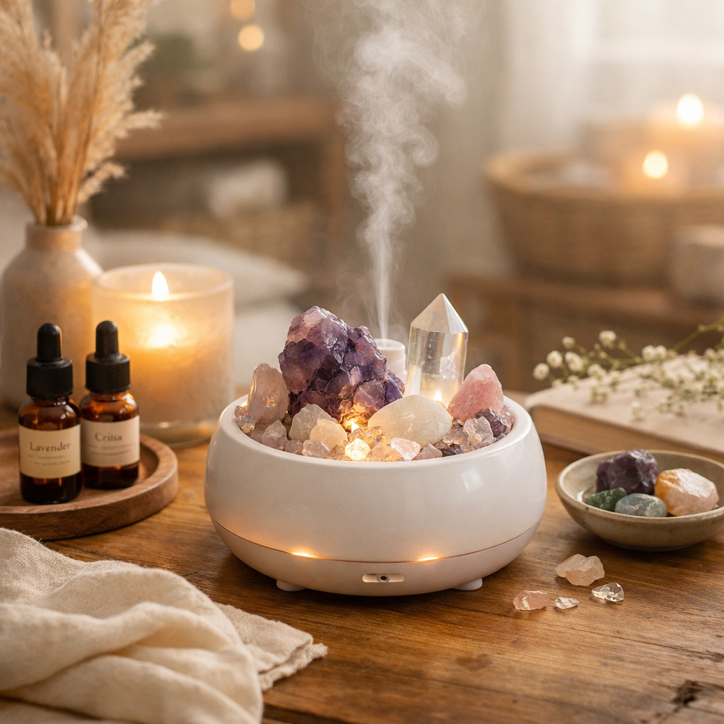 Slow Living in a Fast World: How Crystals and Scent Help You Reclaim Your Space