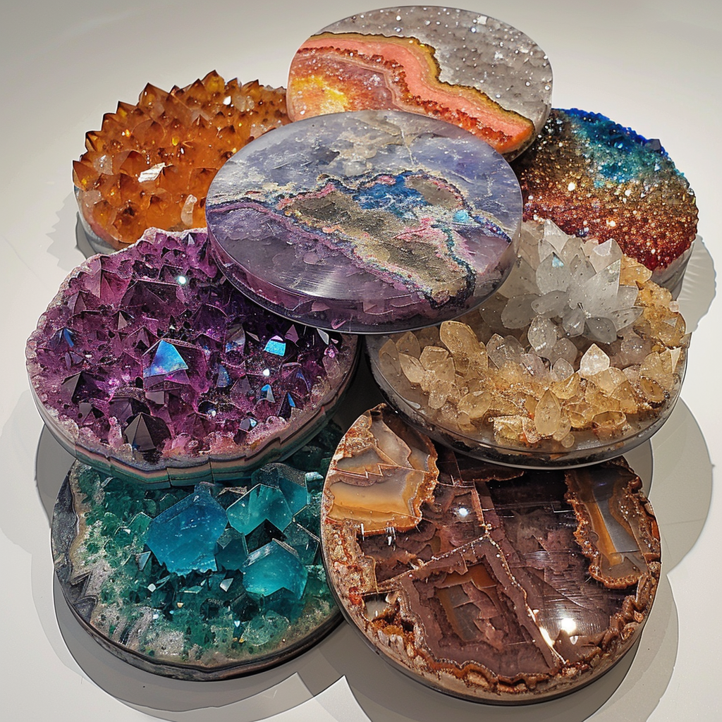 Crystal Coasters: Combining Aesthetic Beauty with Holistic Wellness