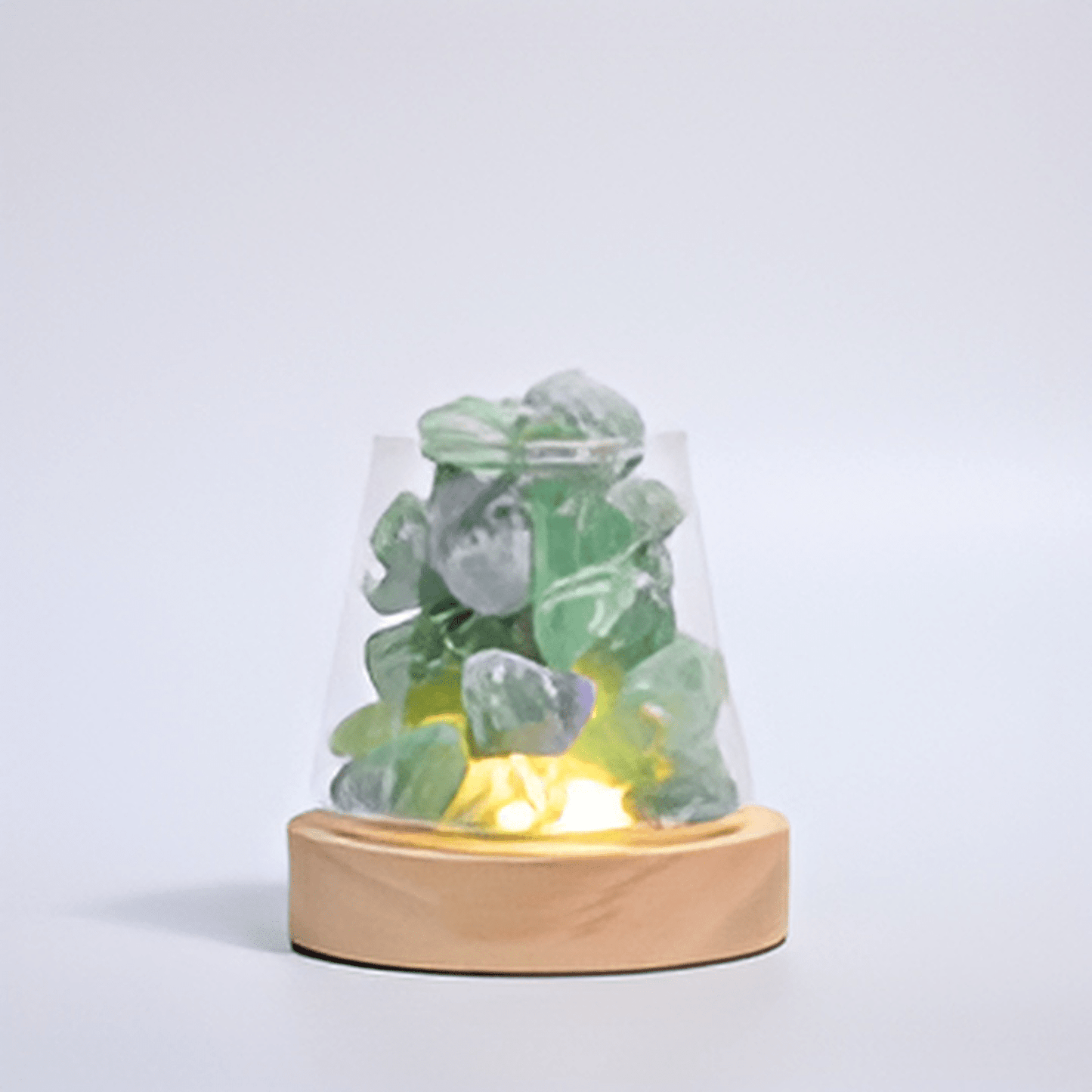 Crystal Healing Green Fluorite Crystal Mindfulness Diffuser