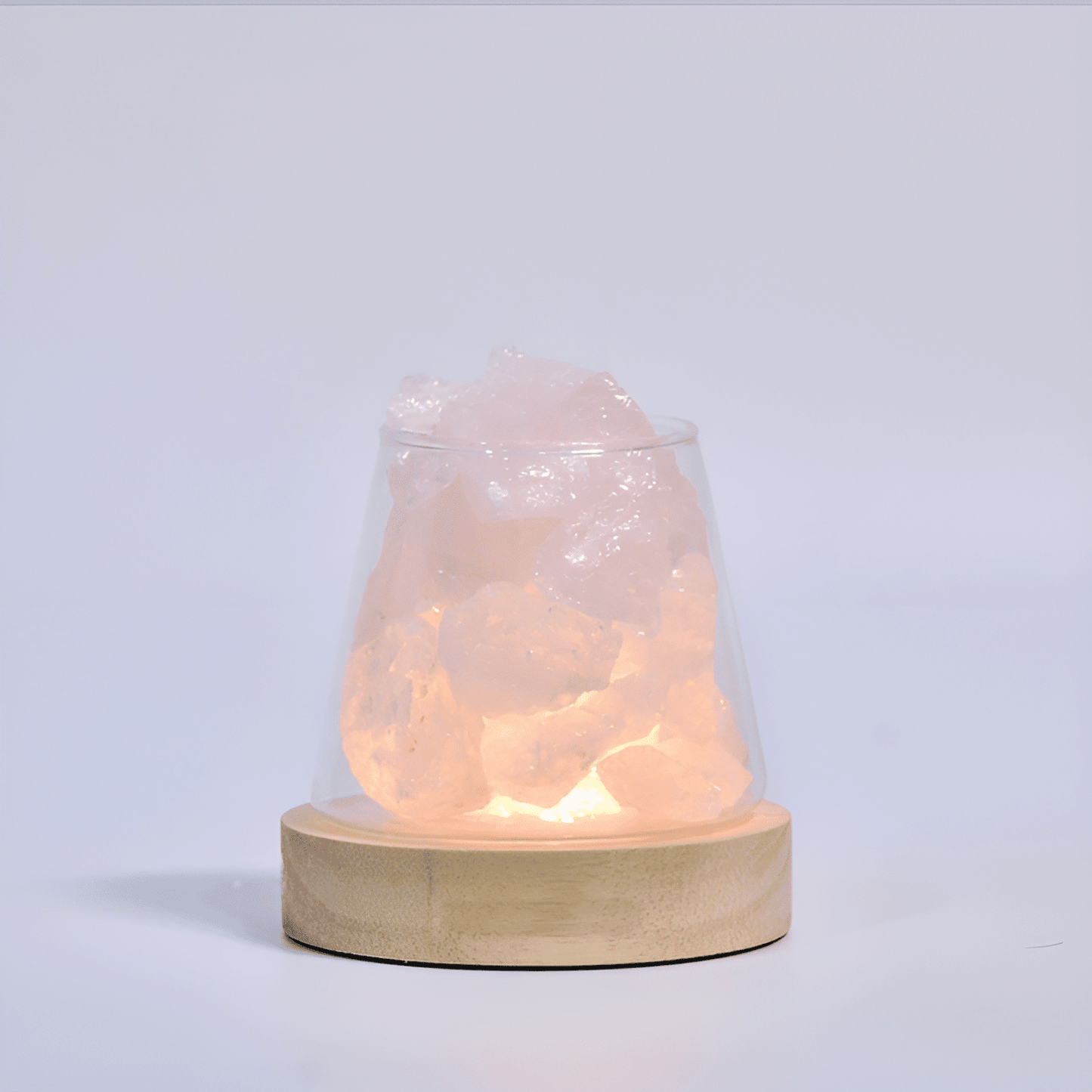 Crystal Healing Rose Quartz Crystal Aromatherapy Oil Attraction Diffuser