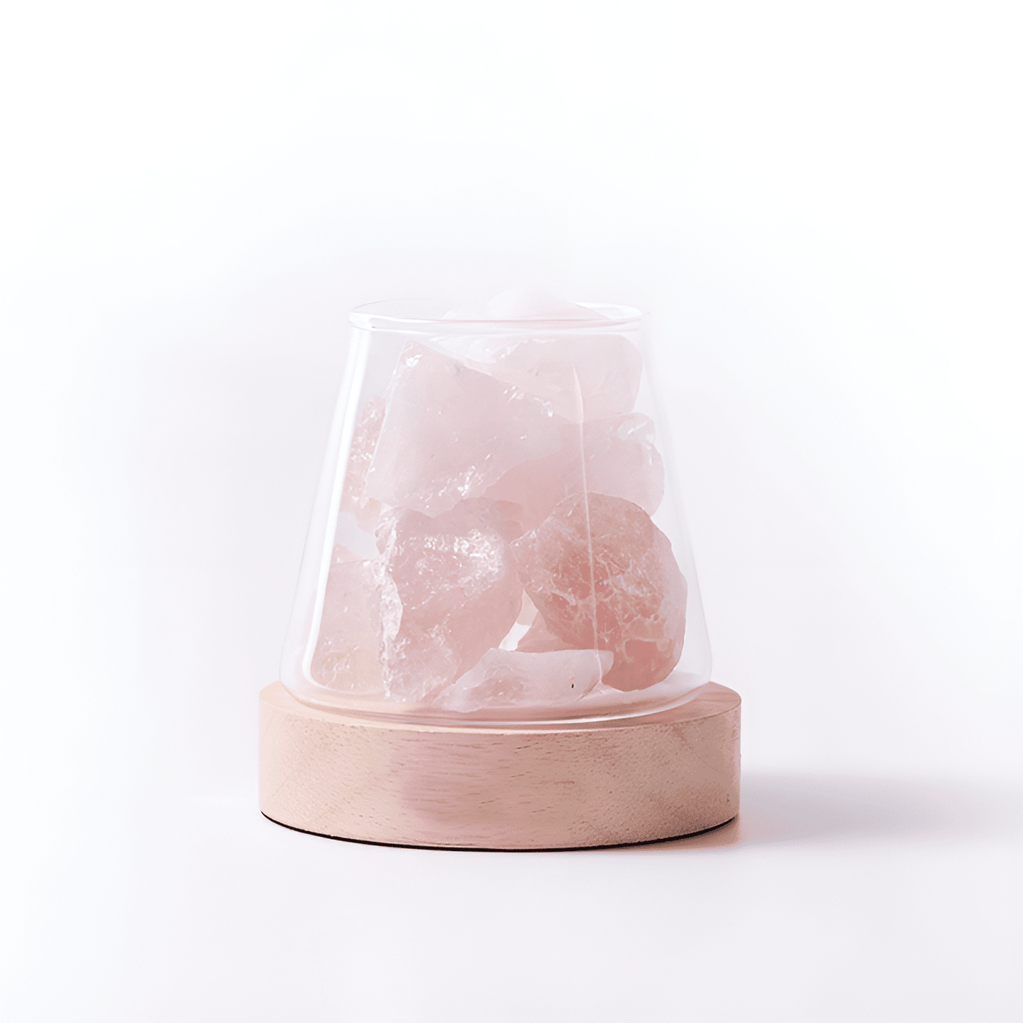 Crystal Healing Rose Quartz Crystal Aromatherapy Oil Attraction Diffuser