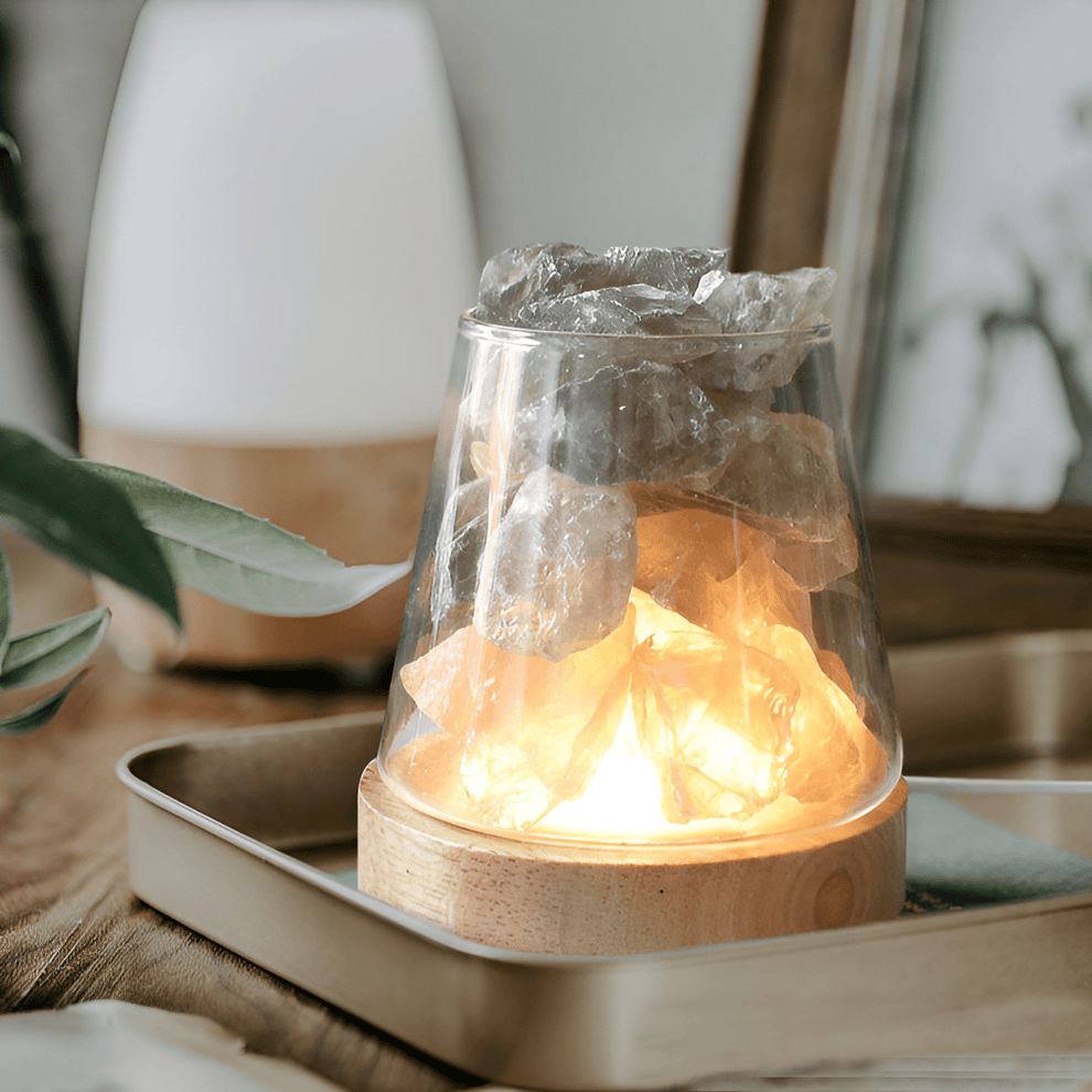 Smokey Quartz Aromatherapy Diffuser Stone Crystal Clusters Australia