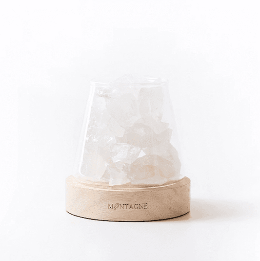 Clear Quartz Crystal Aromatheraphy Amplification Energy Oil Diffuser Stone - BBPD