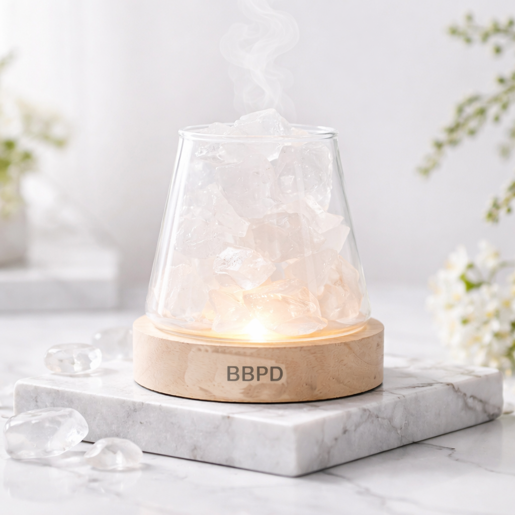Clear Quartz Crystal Aromatheraphy Oil Diffuser