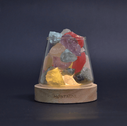 Rainbow Quartz Crystal Aromatherapy Rescue Diffuser Stone - BBPD