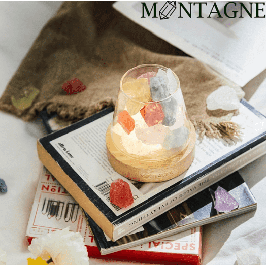 Rainbow Quartz Crystal Aromatherapy Rescue Diffuser Stone - BBPD