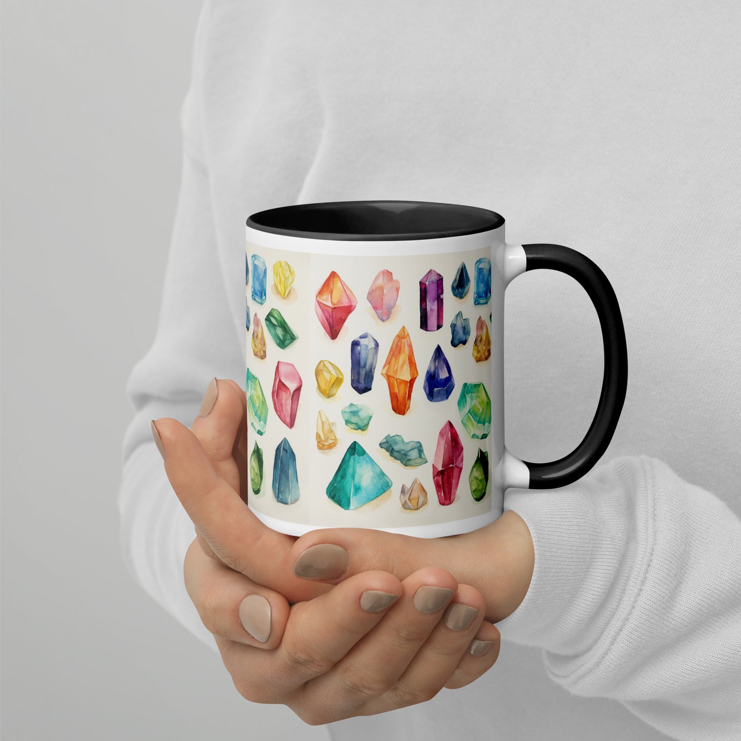 Crystal Clear Vibes Watercolour Design Mug