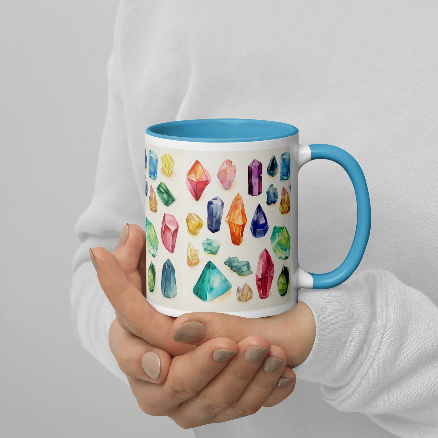 Crystal Clear Vibes Watercolour Design Mug