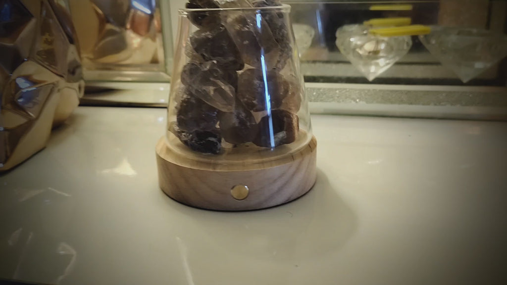 Crystal Smokey Quartz Oil Diffuser Stone